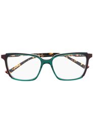 Etnia Barcelona Sussex ombre-effect rectangle frame glasses - Grün