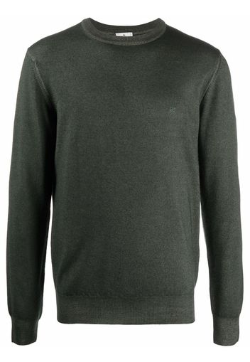 ETRO Pullover mit Logo-Stickerei - Grün