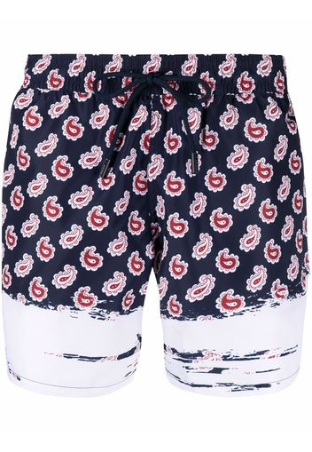 ETRO paisley-print swim shorts - Blau