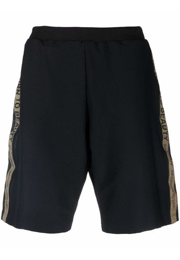 ETRO logo-tape casual shorts - Schwarz