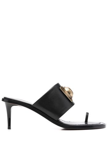 ETRO Metallic-Mules - Schwarz