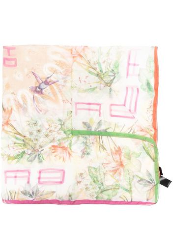 ETRO Schal mit Blumen-Print - Orange