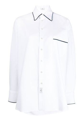 ETRO long-sleeve button-fastening shirt - Weiß