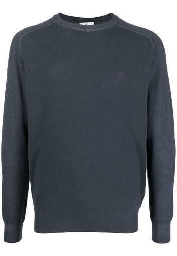 ETRO fine-knit virgin wool jumper - Blau