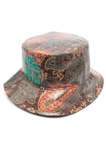 ETRO paisley-print coated bucket hat - Braun