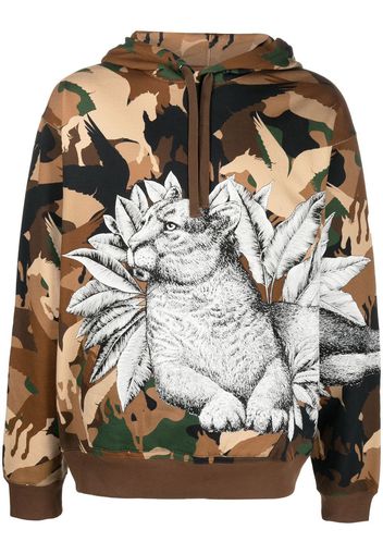 ETRO Pegaso Pegaflying-print hoodie - Grün