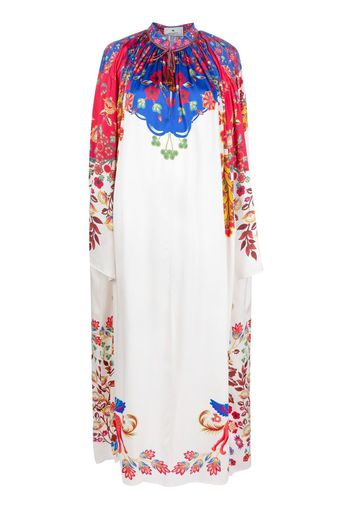 ETRO floral-print tunic dress - Nude