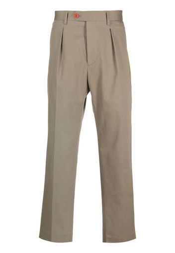 ETRO Side-Band gabardine trousers - Grün