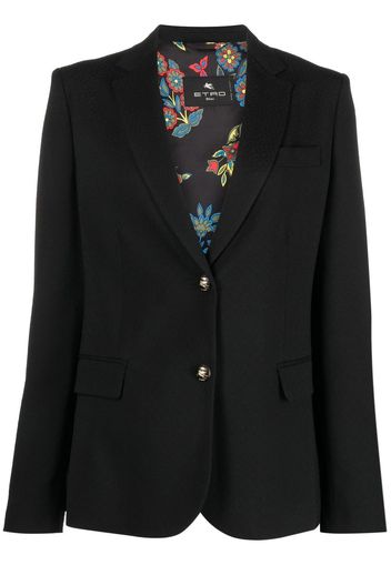 ETRO Einreihiger Blazer - Schwarz