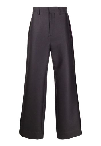 ETRO tailored-cut wide-leg trousers - Grau