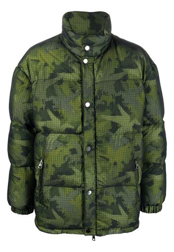 ETRO camouflage padded jacket - Grün