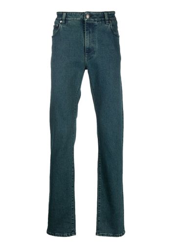 ETRO stretch-cotton straight-leg denims - Blau