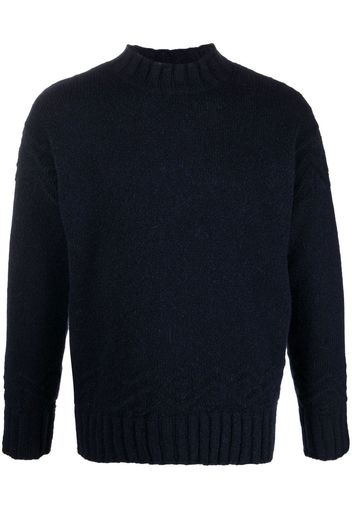 ETRO roll-neck knitted jumper - Blau