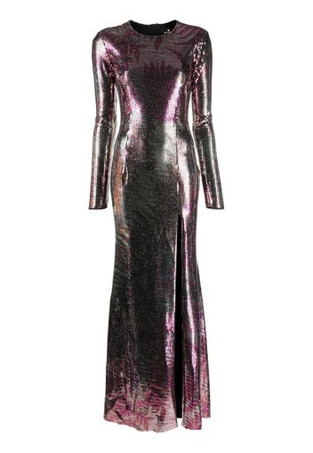 ETRO metallic floor-length dress - Rosa