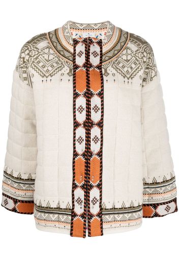 ETRO geometric-pattern jacket - Nude