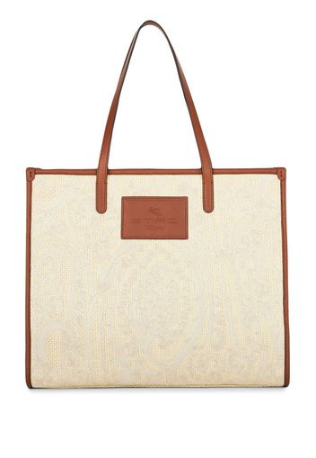 ETRO Shopper mit Paisleymuster - Nude