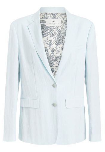 ETRO single-breasted blazer - Blau