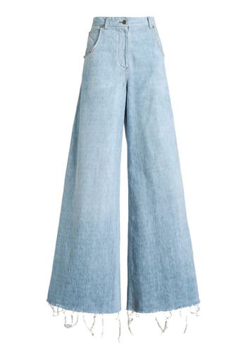 ETRO Jeans mit weitem Bein - Blau