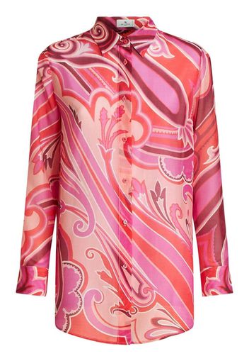 ETRO Hemd mit Paisley-Print - Rosa