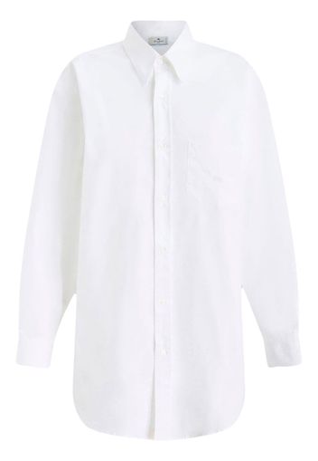 ETRO long-sleeve cotton shirt - Weiß