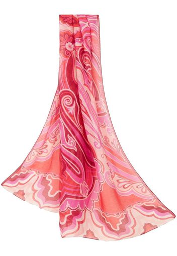 ETRO paisley-print scarf - Rot