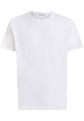 ETRO embroidered short-sleeved T-shirt - Weiß