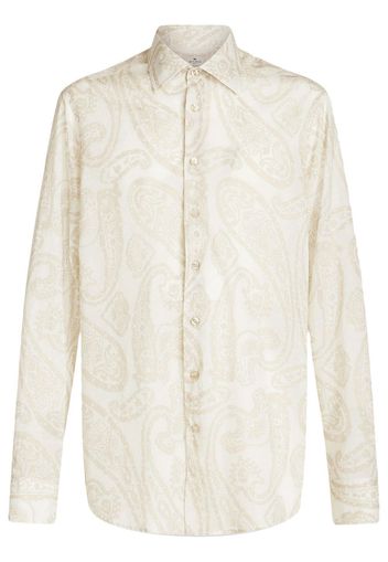 ETRO paisley-print cotton shirt - Nude