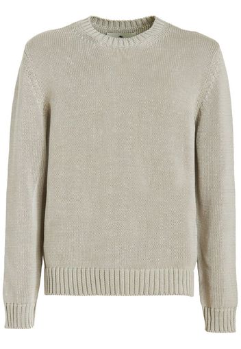 ETRO stud-detail cotton jumper - Grau