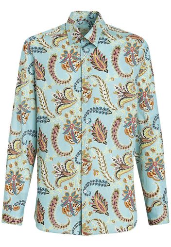 ETRO paisley-print shirt - Blau