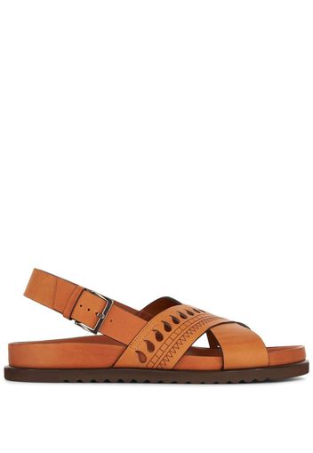 ETRO Perforierte Sandalen Slingback-Sandalen - Orange