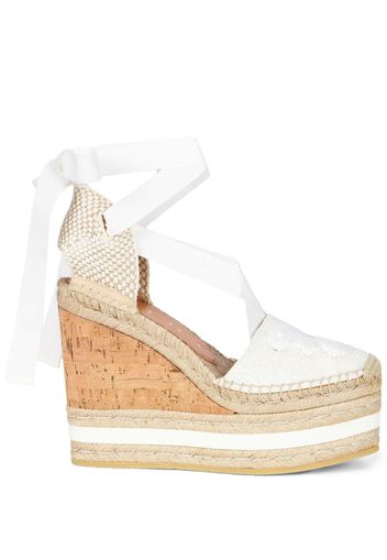 ETRO Espadrilles mit Schnürung - Weiß