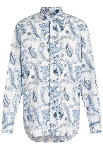 ETRO floral paisley-print shirt - Weiß