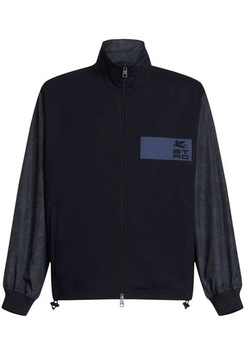 ETRO Jacke mit Logo-Print - Blau