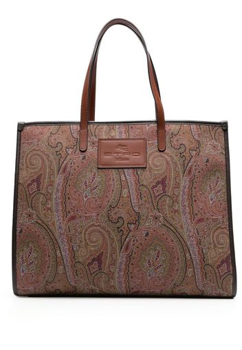 ETRO paisley-print tote bag - Braun