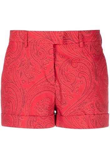 ETRO paisley-print tailored shorts - Rot