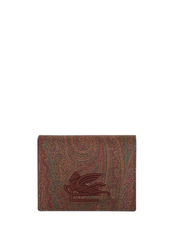 ETRO paisley-print bi-fold cardholder - Rot