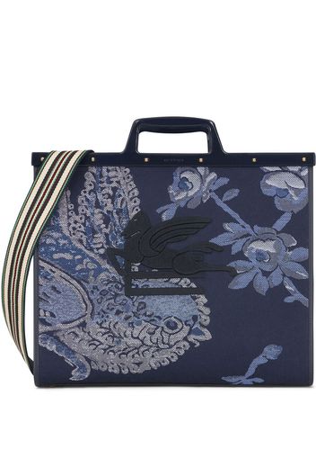 ETRO Handtasche mit Jacquardmuster - Blau