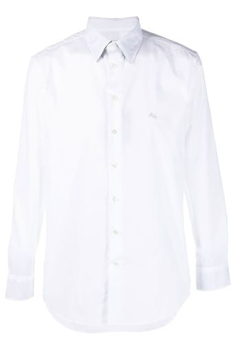 ETRO embroidered-logo cotton shirt - Weiß