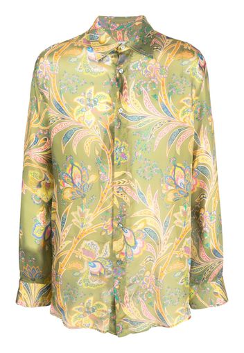 ETRO paisley-print shirt - Grün