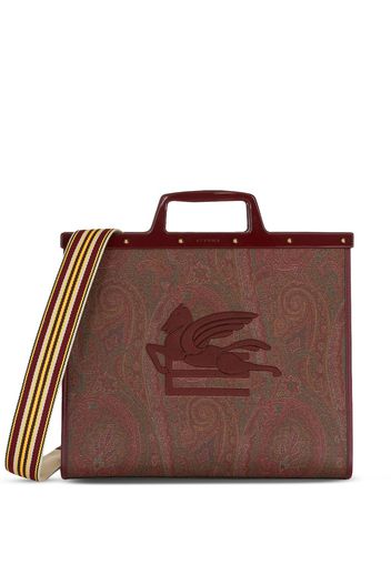 ETRO Pegaso-motif shopping bag - Rot