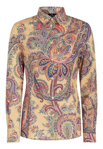 ETRO Hemd mit Paisley-Print - Braun