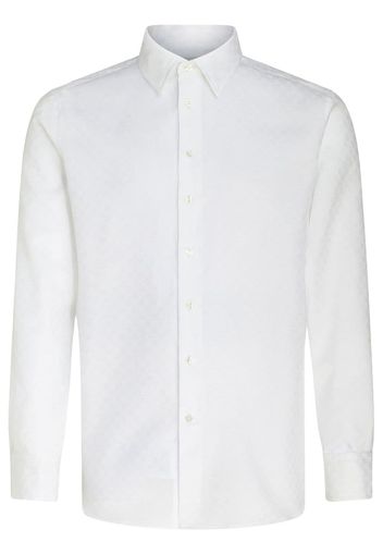 ETRO long-sleeve jacquard cotton shirt - Weiß