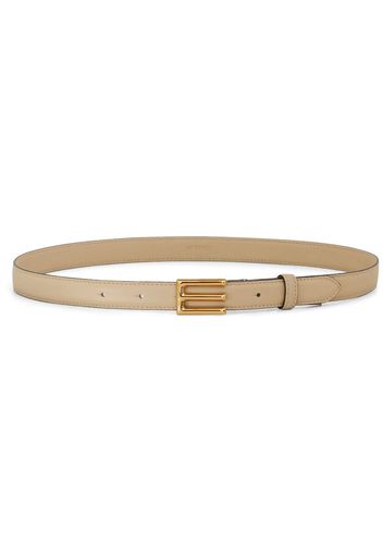 ETRO logo-buckle leather belt - Nude