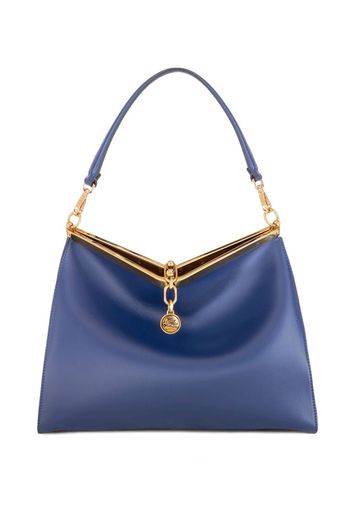 ETRO medium Vela leather shoulder bag - Blau