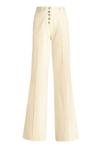 ETRO high-waisted flared jeans - Weiß