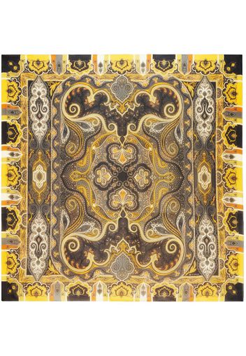 ETRO paisley-print silk shawl - Gelb