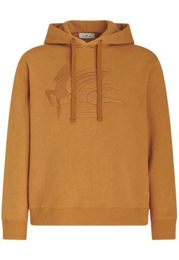 ETRO Pegaso-motif cotton hoodie - Gelb