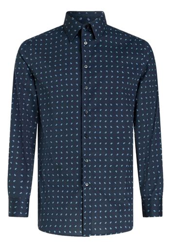 ETRO Hemd mit Paisley-Print - Blau