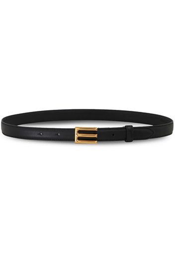 ETRO logo-buckle leather belt - Schwarz