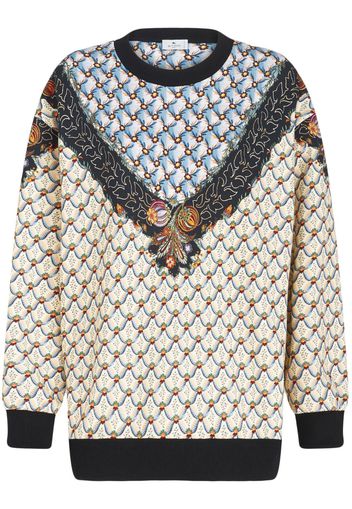 ETRO Floralia floral-print jumper - Gelb